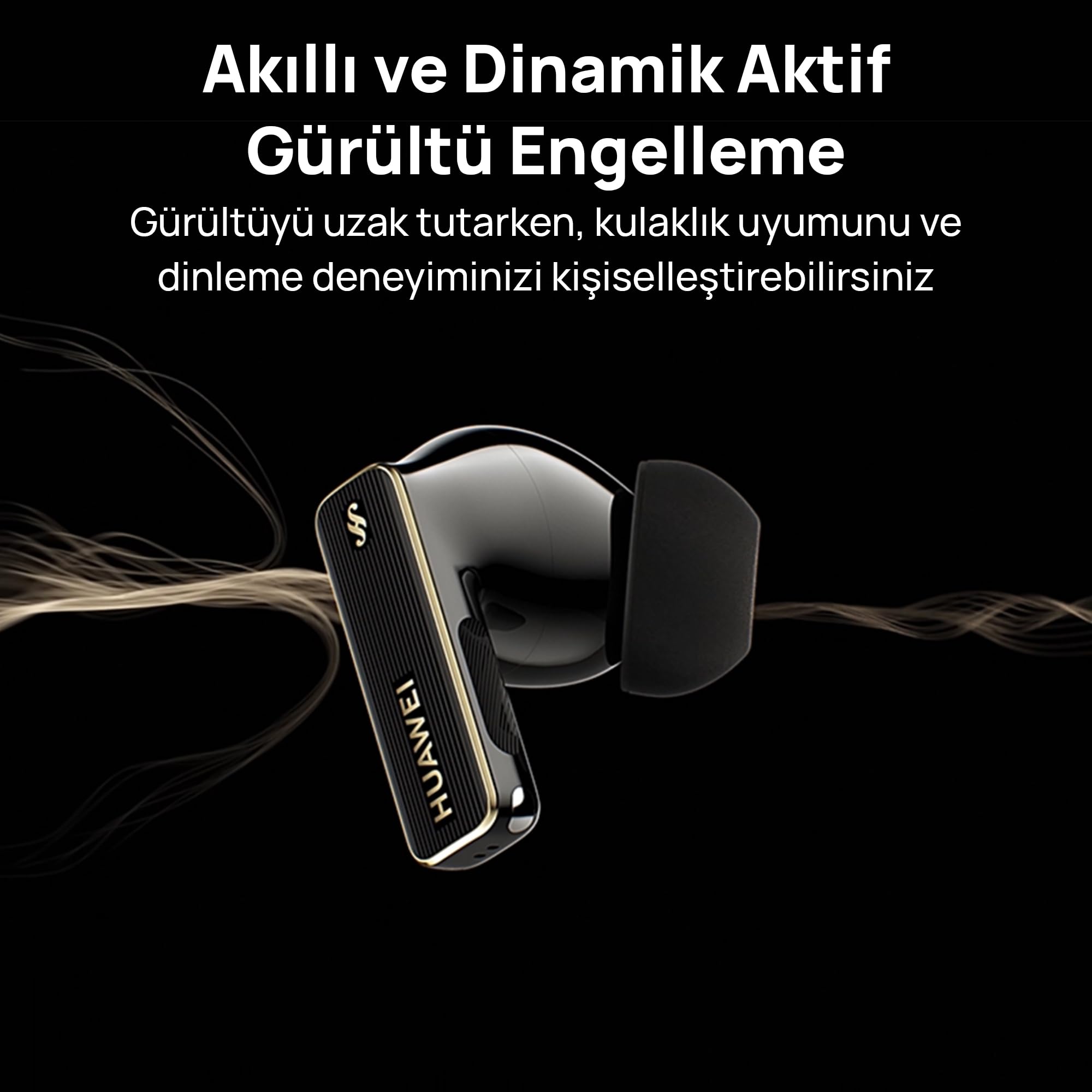 HUAWEI FreeBuds Pro 4，Çift Sürücülü Gerçek Ses，Net ve Stabil