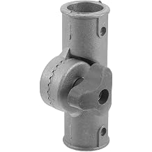 Rotatable Joint Angle Adapter for Telescoping Extension Pole 22mm Silver