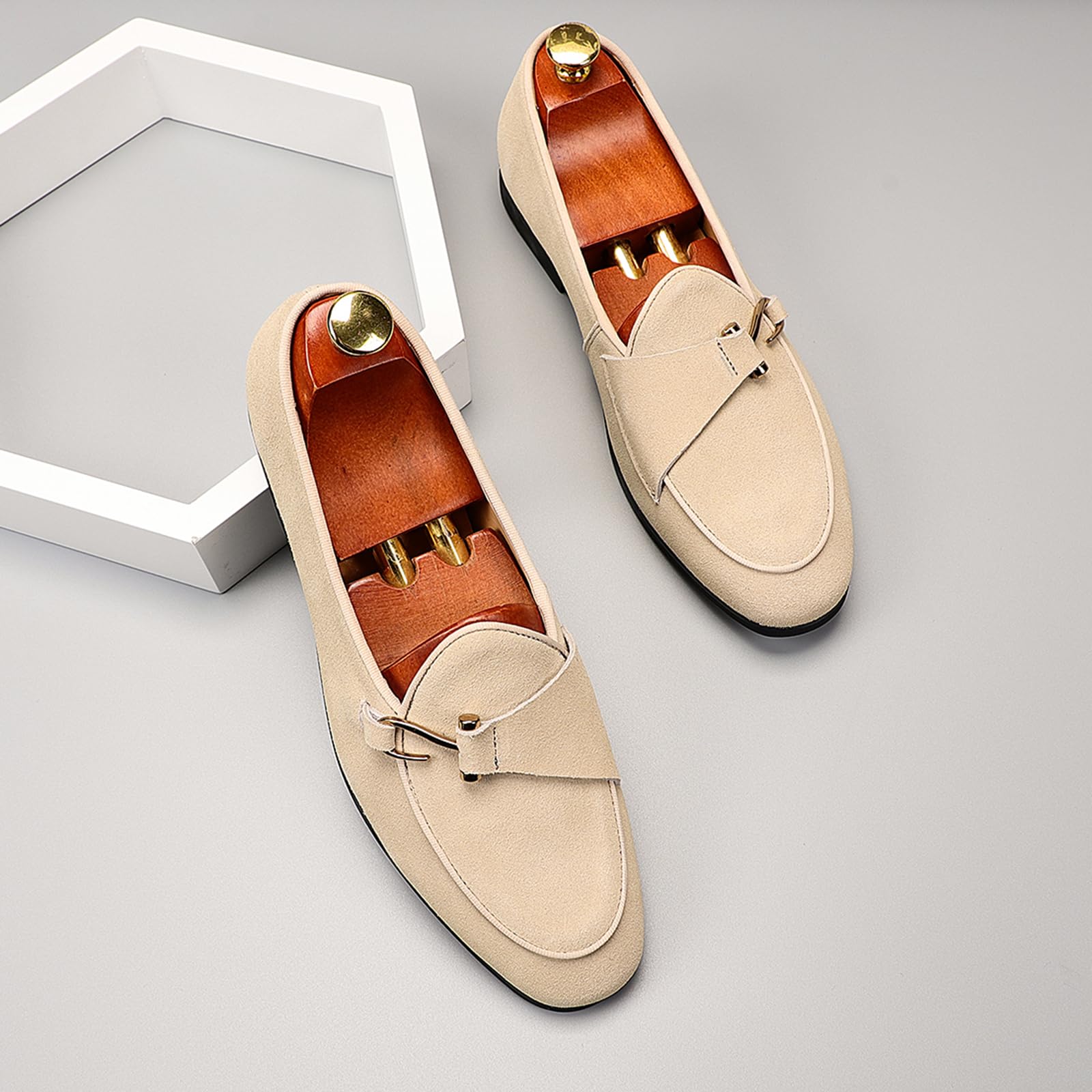 Mocassini Uomo Pelle Estivi Pantofole Casual Eleganti Slip On Scarpe da Guida Scarpe da Barca Classic Loafers