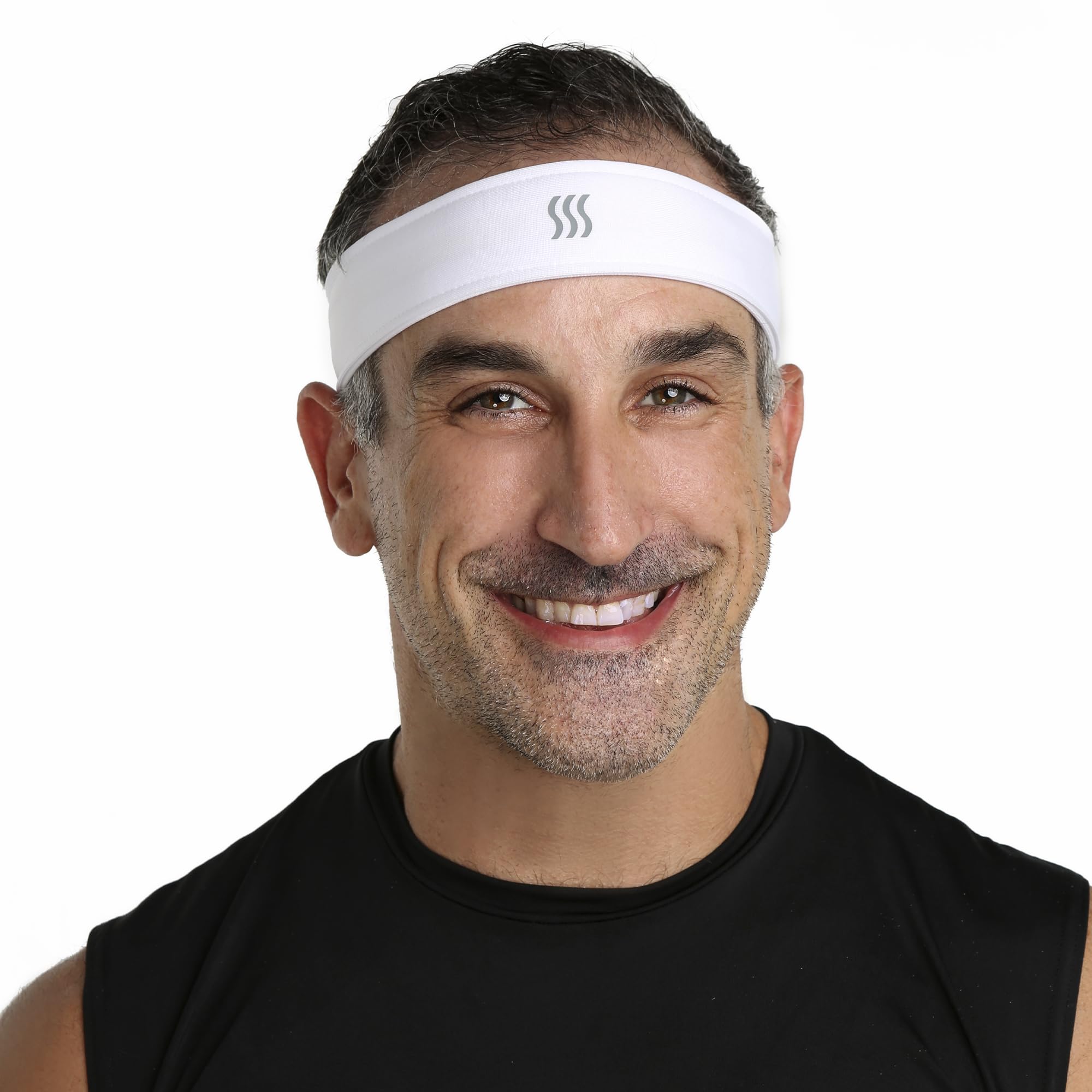 Amazon.com: Adjustable Performance Sweat Headband. Hook  display picture 1
