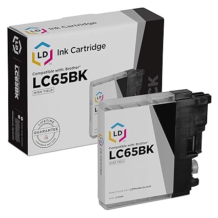 LD � Brother Compatible LC65BK High Yield Black Ink Cartridge. (LC65 Series) for use in The MFC-5890CN, MFC-5895CW, MFC-6490CW & MFC-6890CDW Printers