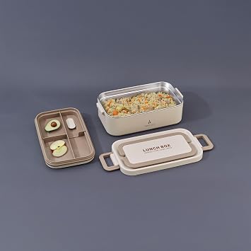 Ar Y ld z Bento Lunch Box Beige 1000 ml