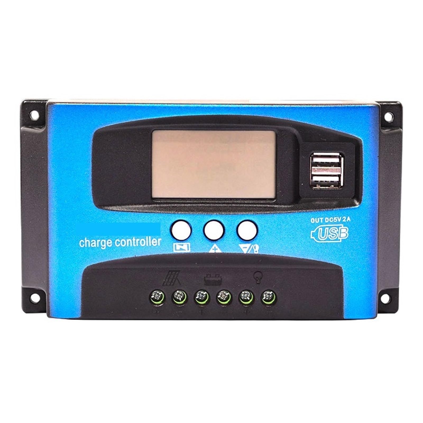 Régulateur de chargeur de panneau de cellules solaires MPPT 12V 24V USB