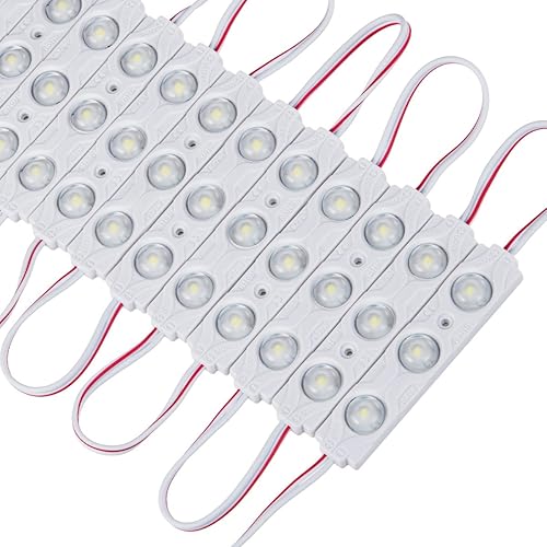 Miniatura 1 de 200 unidades de 160 grados CC 12 V luz diurna blanca 072 W inyección LED retroiluminación 2835 SMD impermeable luz decorativa para letreros de