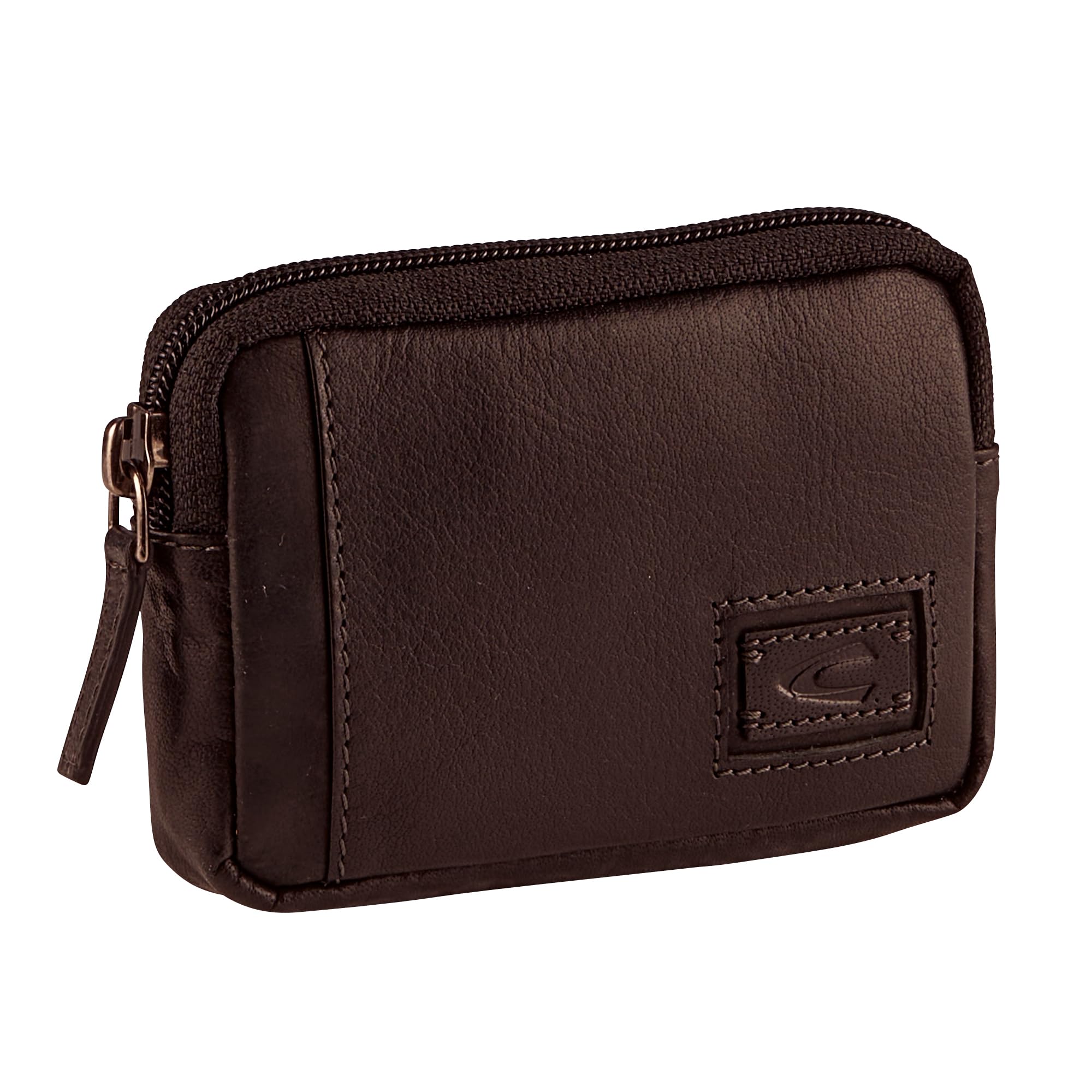 camel active Dust męskie etui na klucze, skórzany, średni rozmiar, brązowy, M, 004103