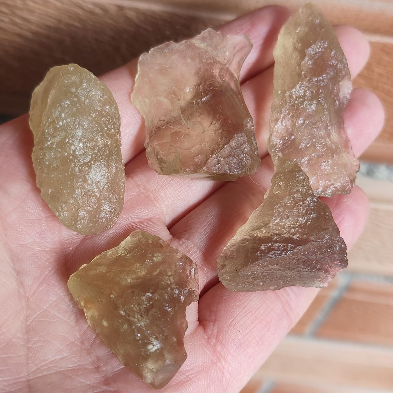 45.1g Libyan Desert Glass Meteorite Tektite Impact Specimen Dimples GEM