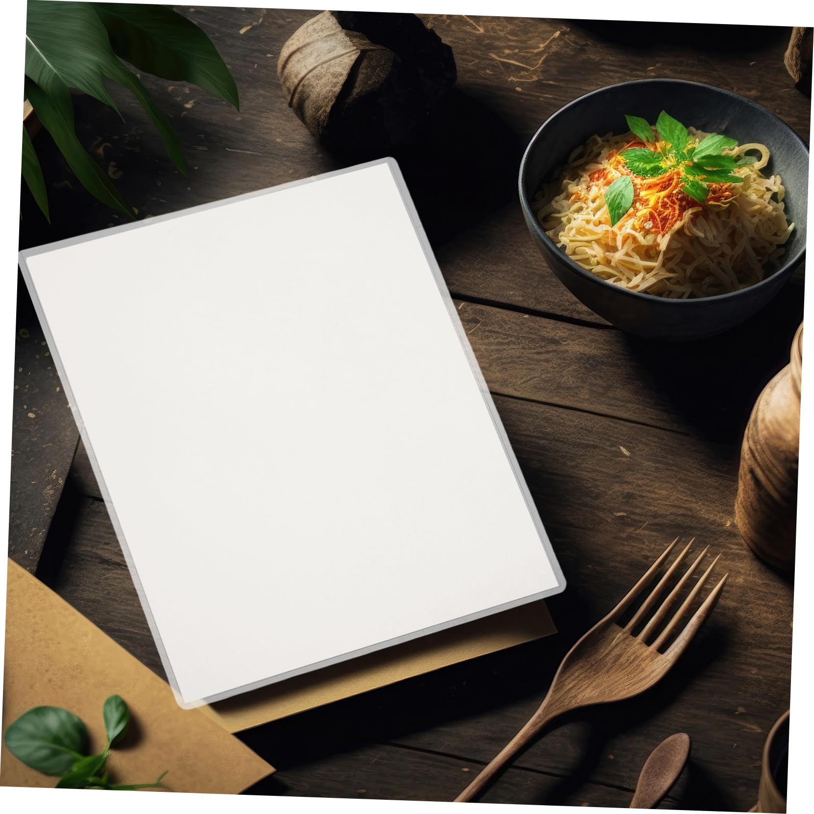 Uonlytech Supporti Per Cornici Trasparenti Da 30 Pezzi Per Album Fotografici, Menu E Poster Protezioni Per Stampe in Carta, Custodie Per Foto in Plastica Trasparente