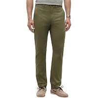 Tommy Hilfiger Uomo Pantaloni Denton Chino Straight Fit, Verde (Dark Artichoke)