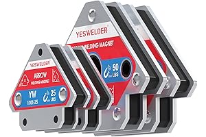 YESWELDER 25 LB and 50 LB Welding Magnets - 4 Pieces of...