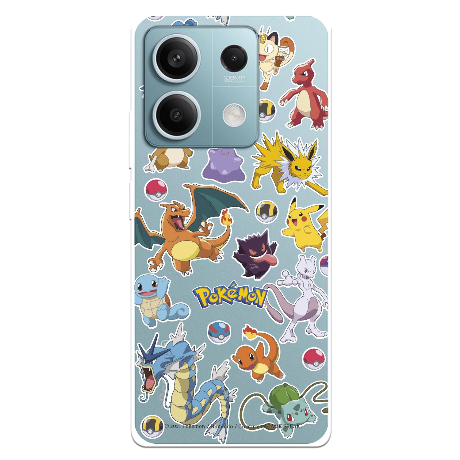Coque Pour Xiaomi Redmi Note 11 Pro Plus 5G Officiel Pokemon, Evolutions Eevee Pour Protéger Votre Téléphone Portable Coque En Silicone Souple Avec Licence Officielle Pokémon