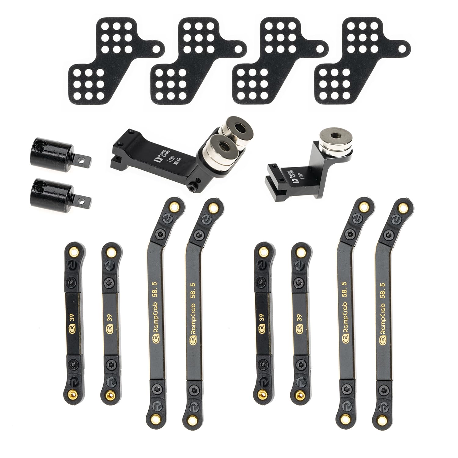 Amazon.com: RampCrab High Clearance 4 Links Set for AX24, Front