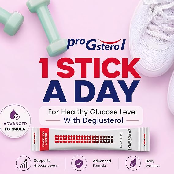 ProGsterol Wellness Peptide Powder with Deglusterol Daily Nutritional Formula for Energy & Lifestyle Support 30 Stick Packs