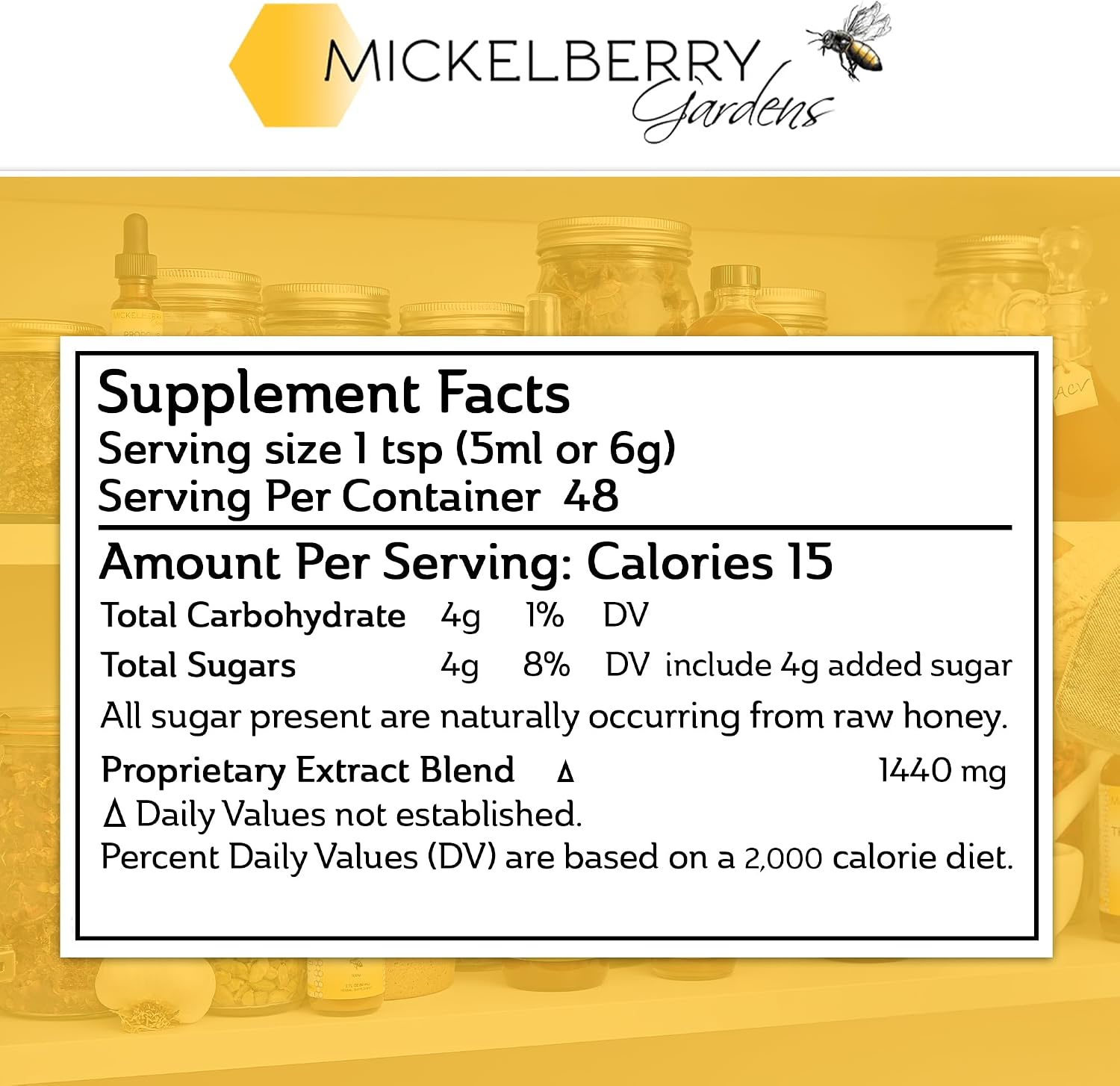 Mickelberry Gardens Relaxation Honey Tonic 8oz 2 Pack Tension Relief