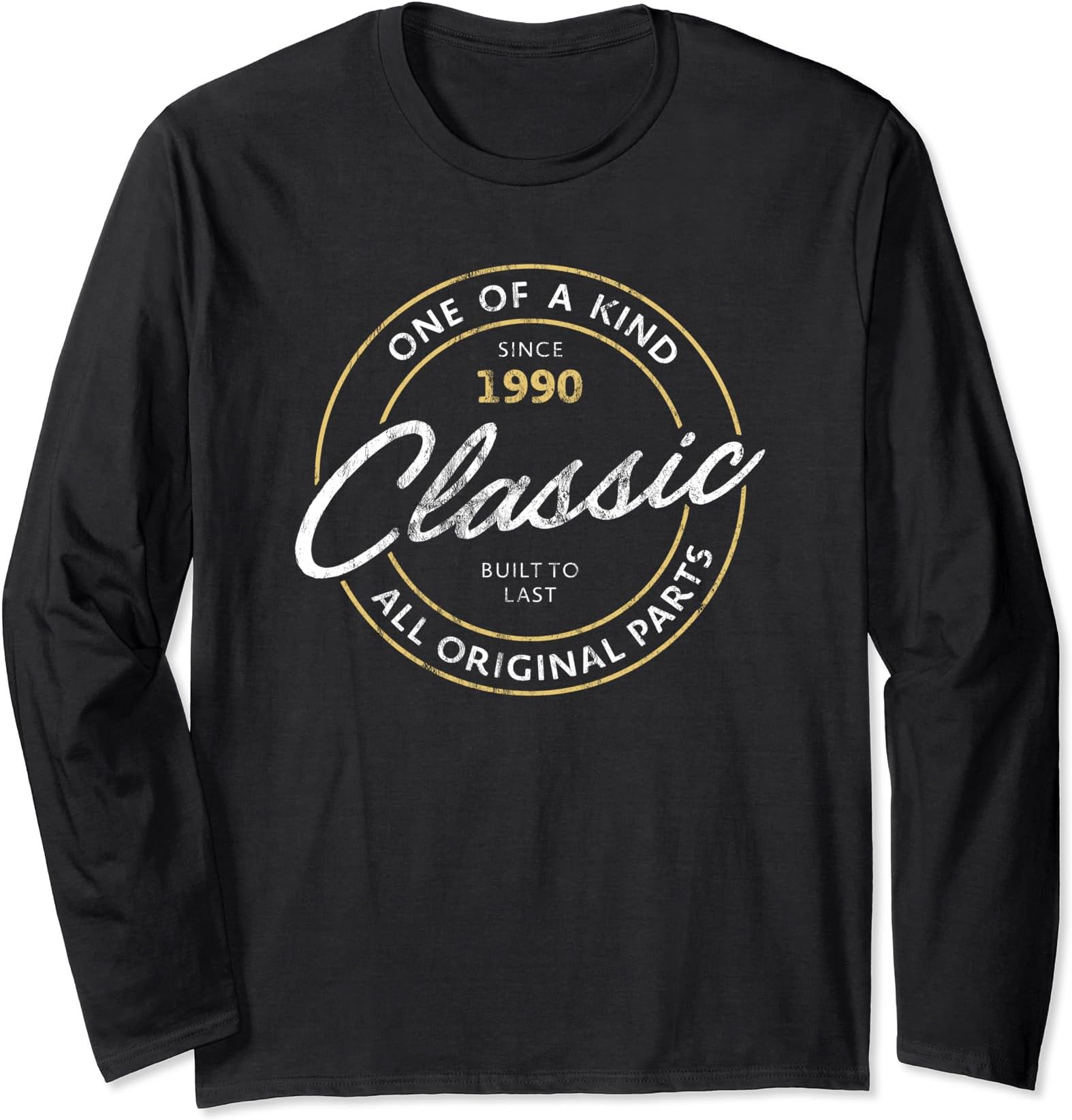 BORNClassic Since 1990 Vintage Happy 34th Birthday Legendary Long Sleeve T-Shirt