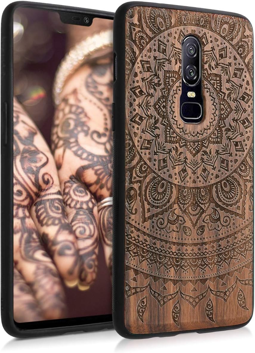 kwmobile Indian Sun Wood Case for OnePlus Dark Ghana Ubuy