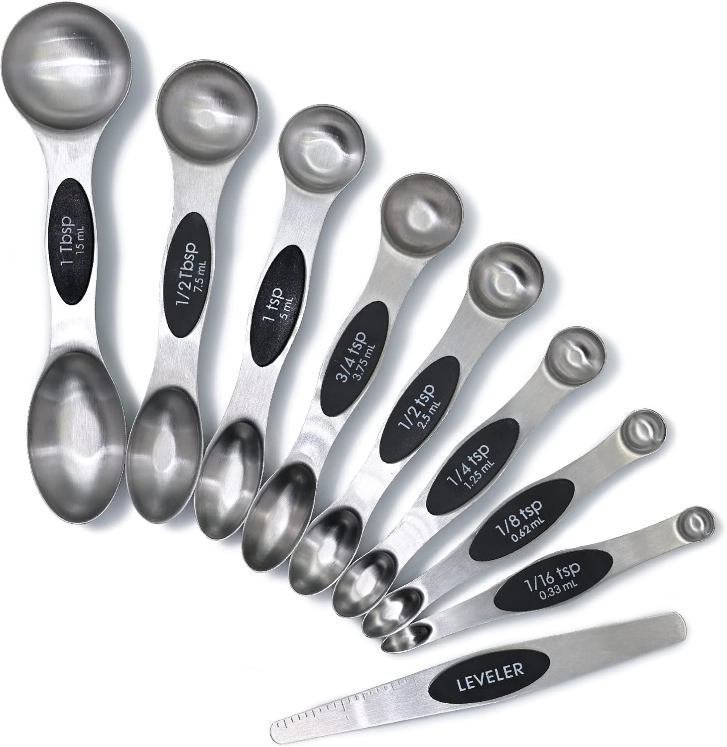 Buy 9 PCS Measuring Spoons Set, Dual Side Teaspoon Measuring