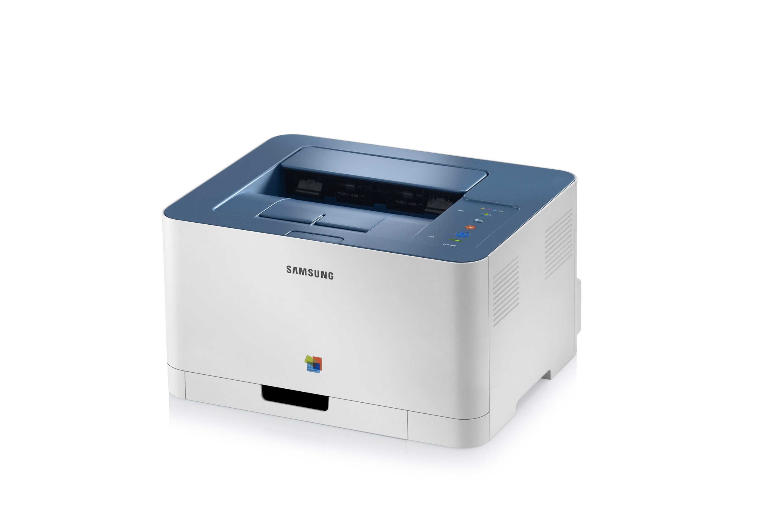 SAMSUNG CLP-360 Stampante Laser a Colori, Bianco/Blu