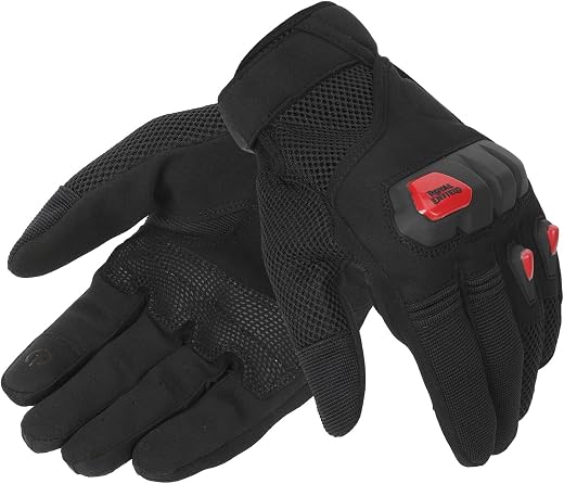 Royal Enfield Rambler V3 Riding Gloves |TPR Knuckle Protectors for Protection Against impacts and Abrasion| 100% Polyester...