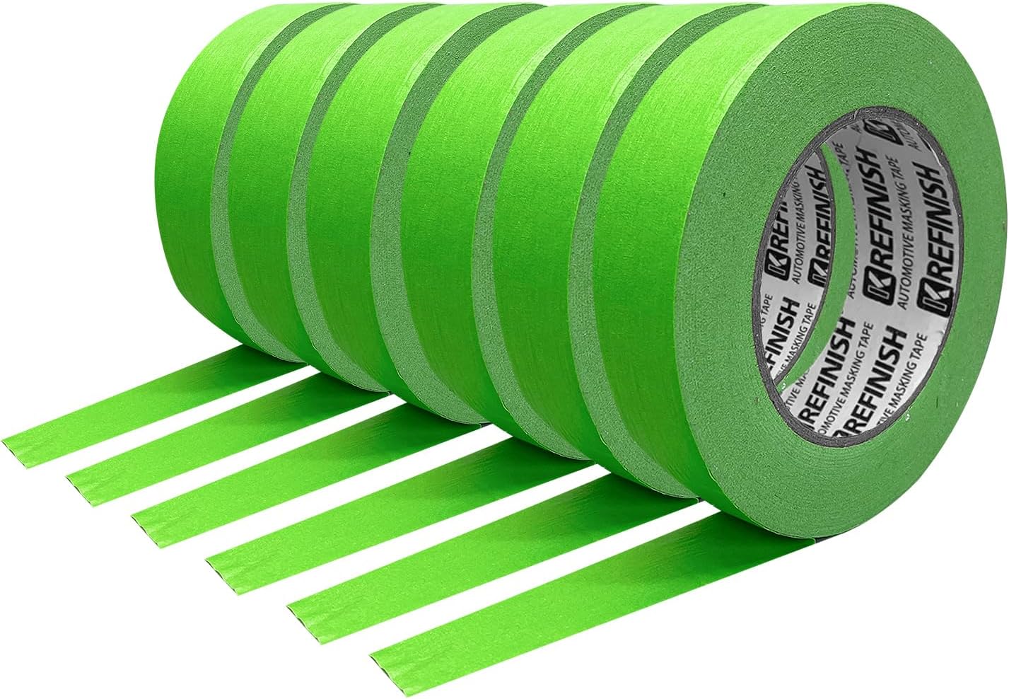 - Painters Tape for Car - Green No Residue Automotive Masking Tape - Heat Resistant for Paint Booth, 0.7 Inches x 60 Yards, 6 Rolls