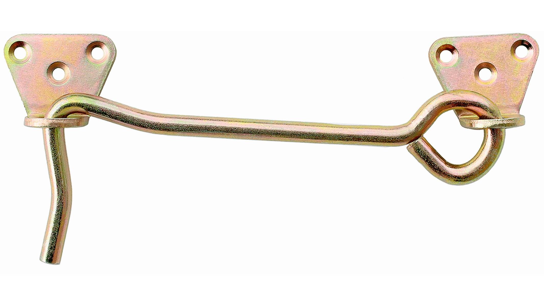 KeyMet GmbHStorm Hook with Eyelet Plates Gate Attachment 7 x 150 mm Window Hooks Galvanised