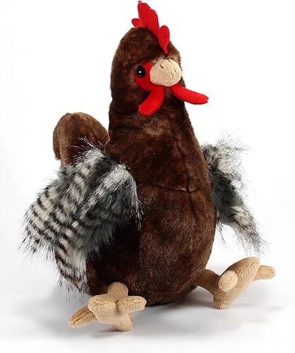 Miniatura 2 de The Petting Zoo Peluche de pollo, regalos para niños, animales de granja Wild Onez, juguete de peluche de pollo de 12 pulgadas
