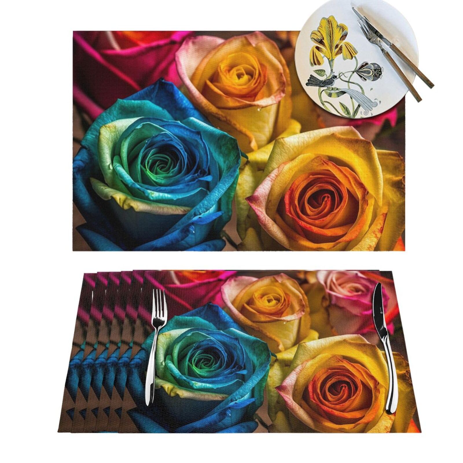 Sets de table tissés anti-taches et chaleur pour protéger votre table