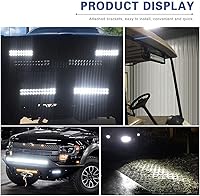 Vista 6 de LED Light Bar, YITAMOTOR 2PCS 72W 14Inch LED Work Light Spot Flood Combo LED Light Pods Offroad 12V Driving Light Fog Lamp Boat Light Waterproof