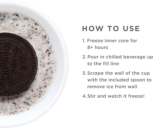 Miniatura 5 de ZOKU Máquina original para granizados y batidos, taza para granizados caseros congelados rápidos, batidos de frutas y batidos en minutos, sin BPA,