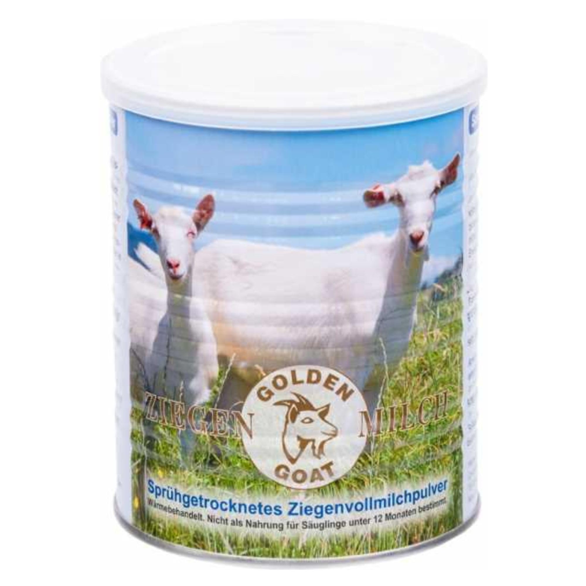 Golden Goat Leche de Cabra en Polvo 4x 400g – Nueva Zelanda | Leche de cabra entera en polvo, sin aditivos – para café, cocina y alternativa a la leche, apta para perro y gato