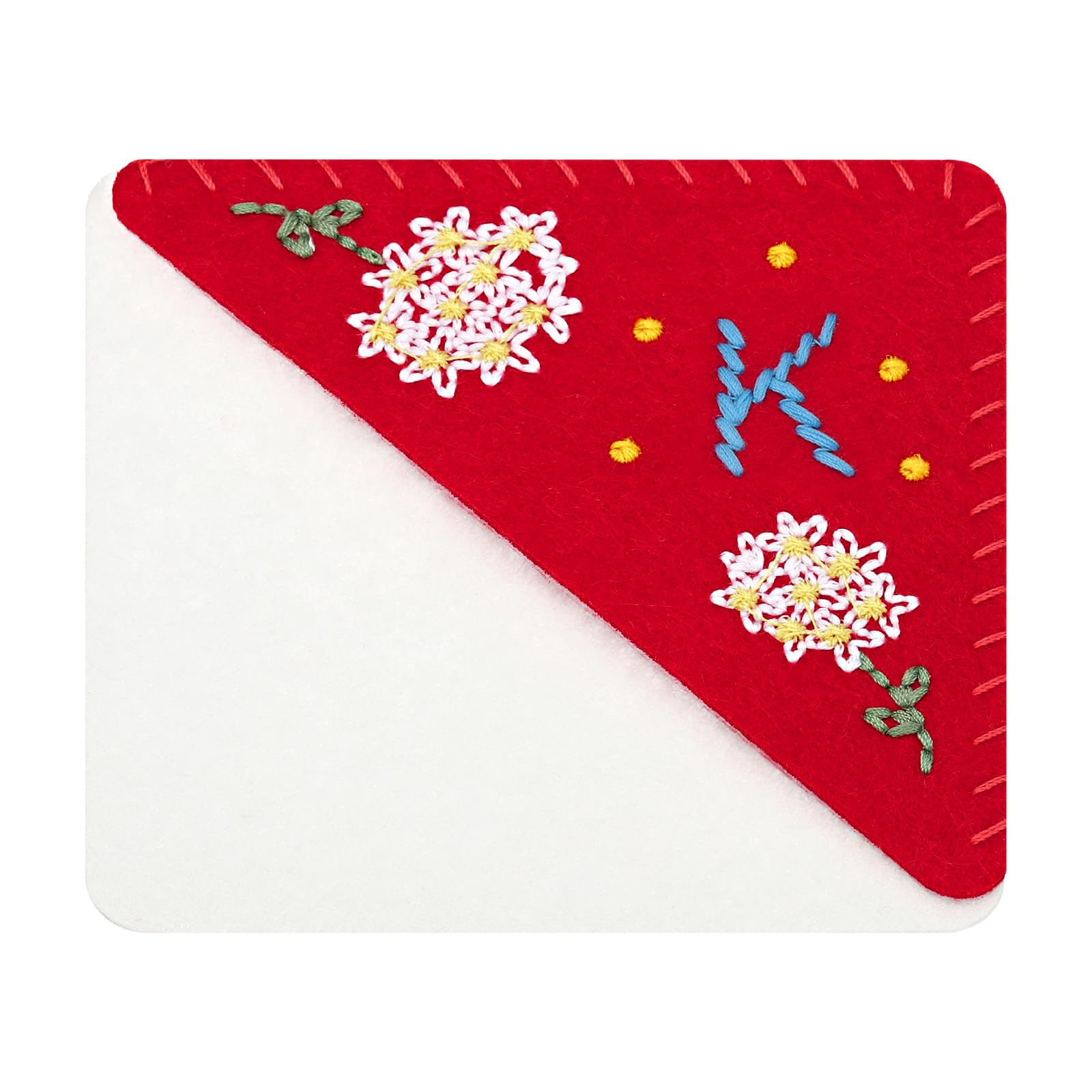 PATIKIL Personalized Embroidered Corner Bookmark