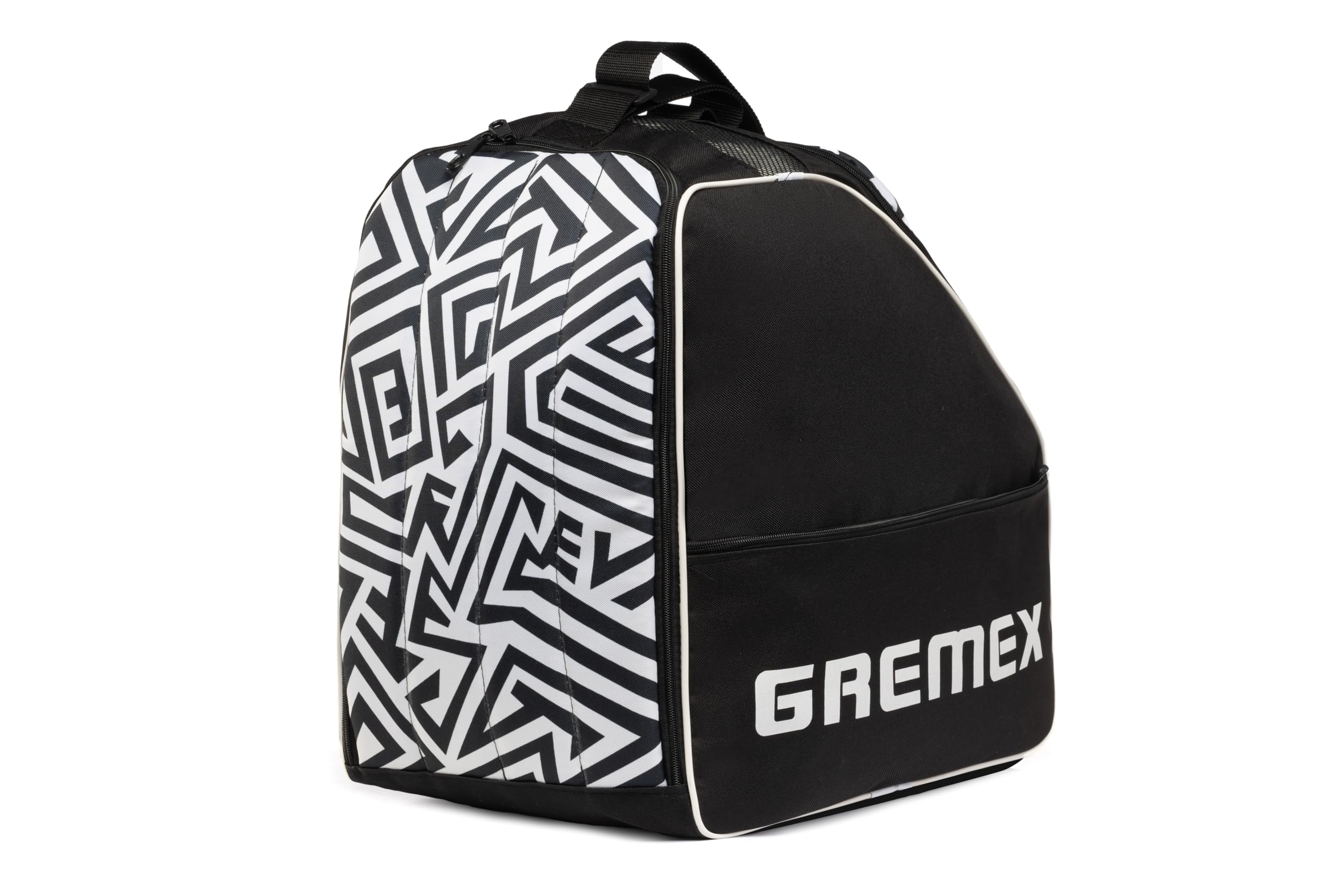 Skischuhtasche mit Helmfach - Wasserfester Skischuhrucksack für Skischuhe und Helm - Widerstandsfähig mit Titan-Nähten - Bequem für Transport, Reisen und Schutz Ihrer Ausrüstung