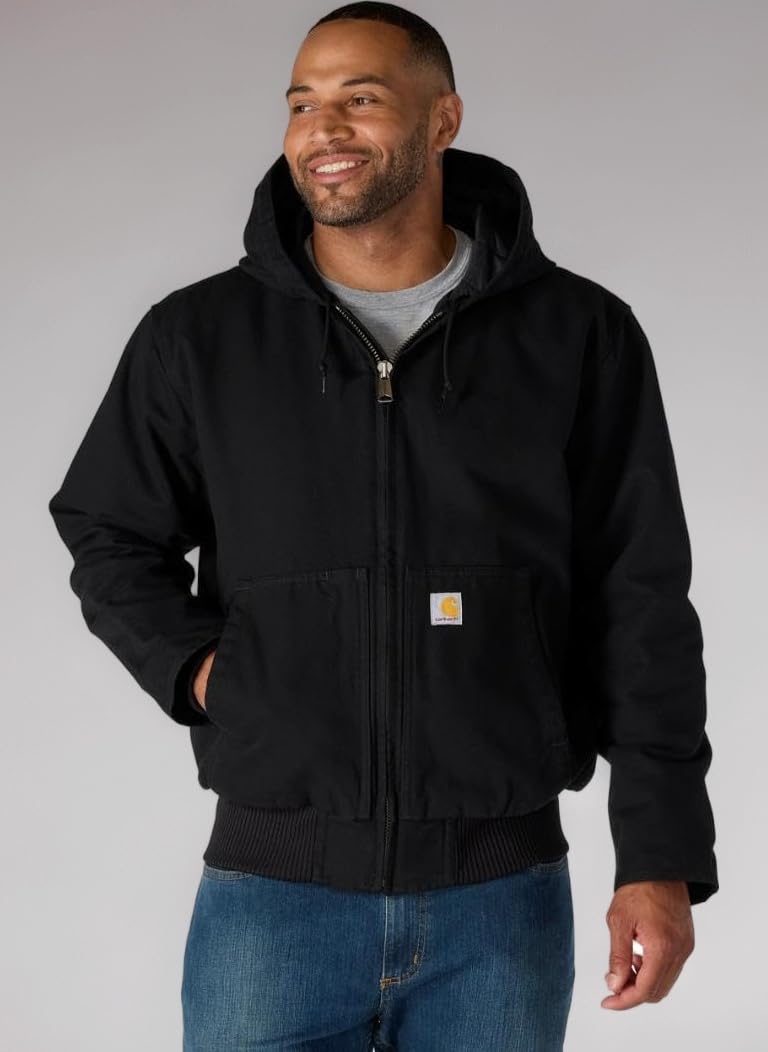 Men's Loose Fit Washed Duck Insulated Active Jac