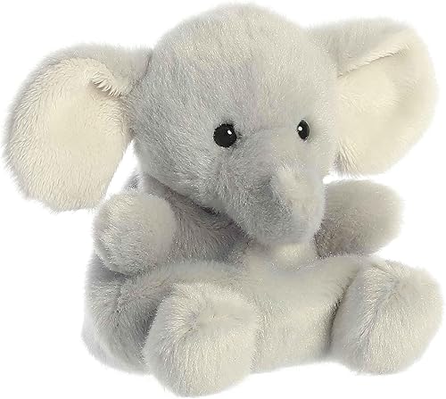 Miniatura 4 de Aurora® Adorable Palm Pals™ Stomps Elephant™ Stuffed Animal - Fun Collectible Plush for Kids and Adult Collectors - Perfect for Decorating Rooms and