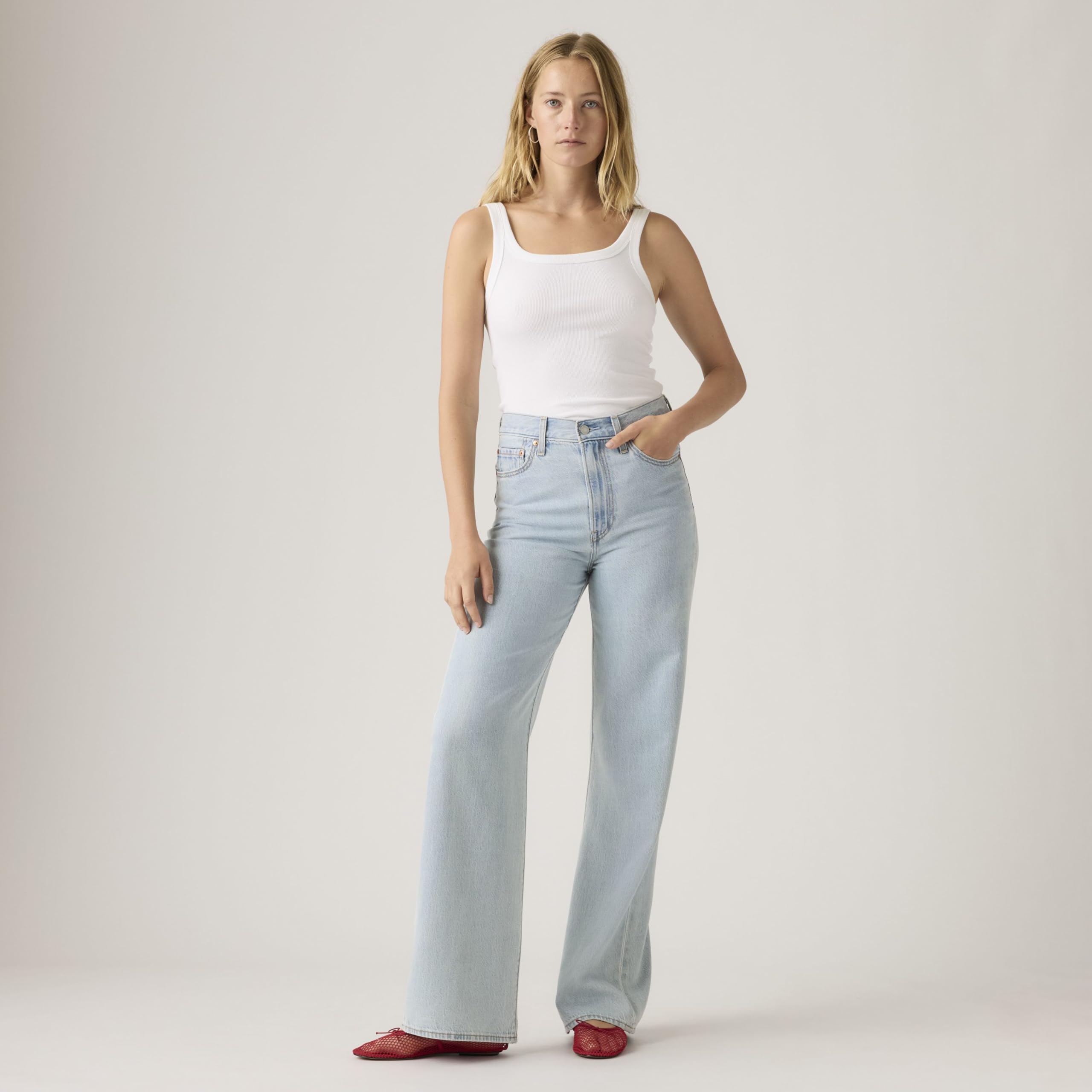 Levi'S Ribcage Wide Leg H223 - Jeans Mujer