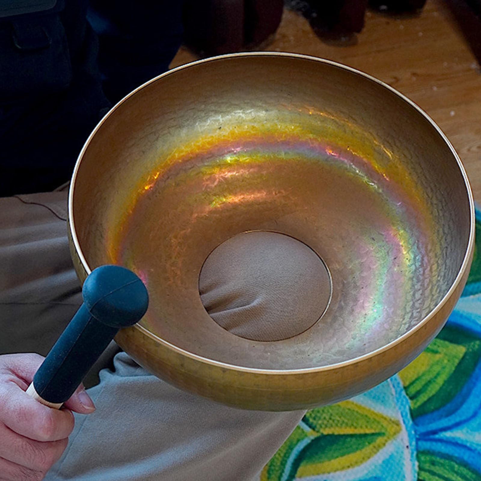 Zestaw tybetańskich misek do śpiewania - Master Healing Grade - 28 cm ręcznie wykonana buddyjska miska dźwiękowa