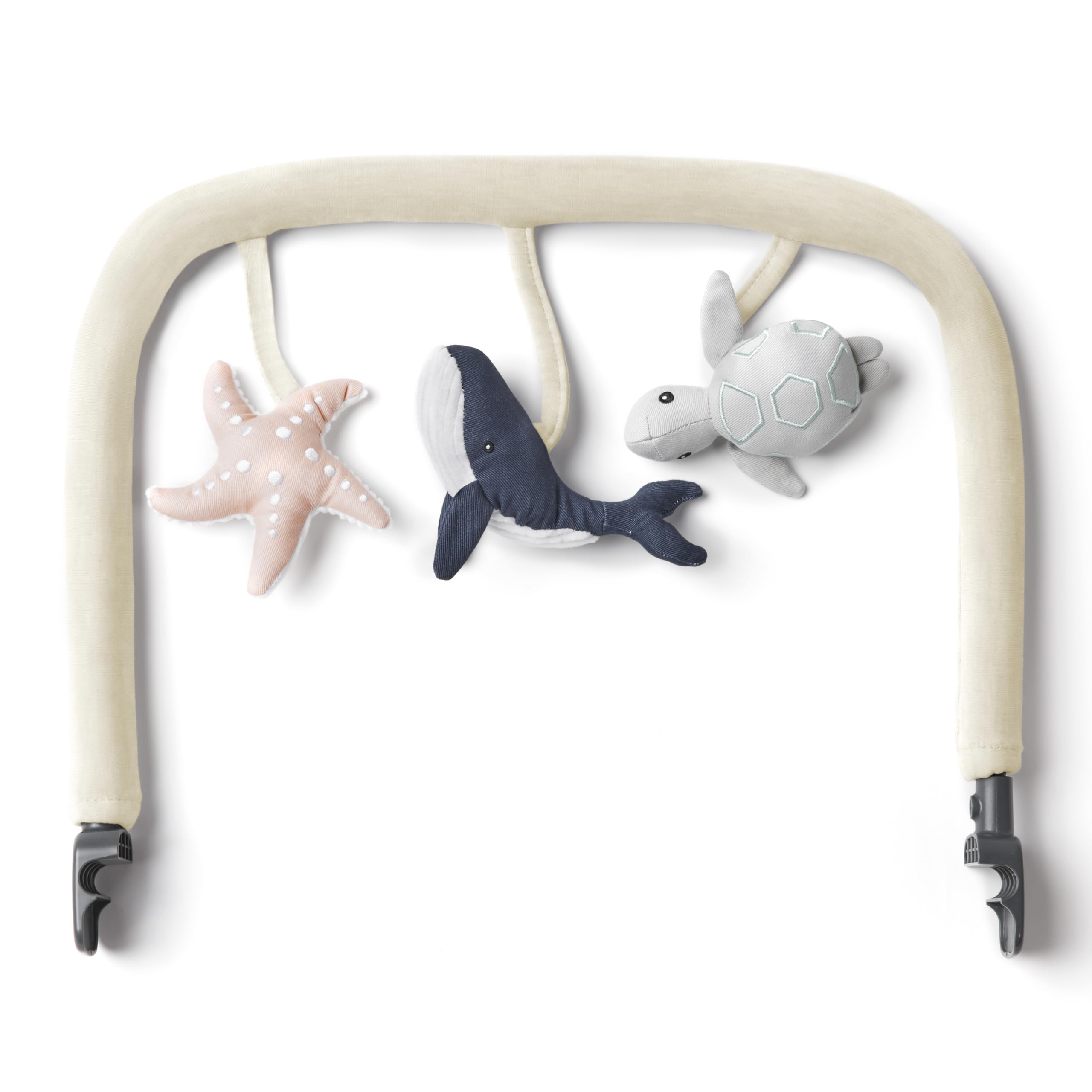 Ergobaby Cream Evolve Bouncer Toy Bar In