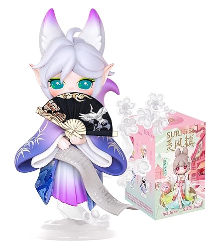 Rolife Blind Box Action Figure Toys-Suri Fairy Town - Cute Kawaii Mini Dolls 4.7" Collectables Figurines Halloween Birthday Gifts for Girls Boys, 1PC