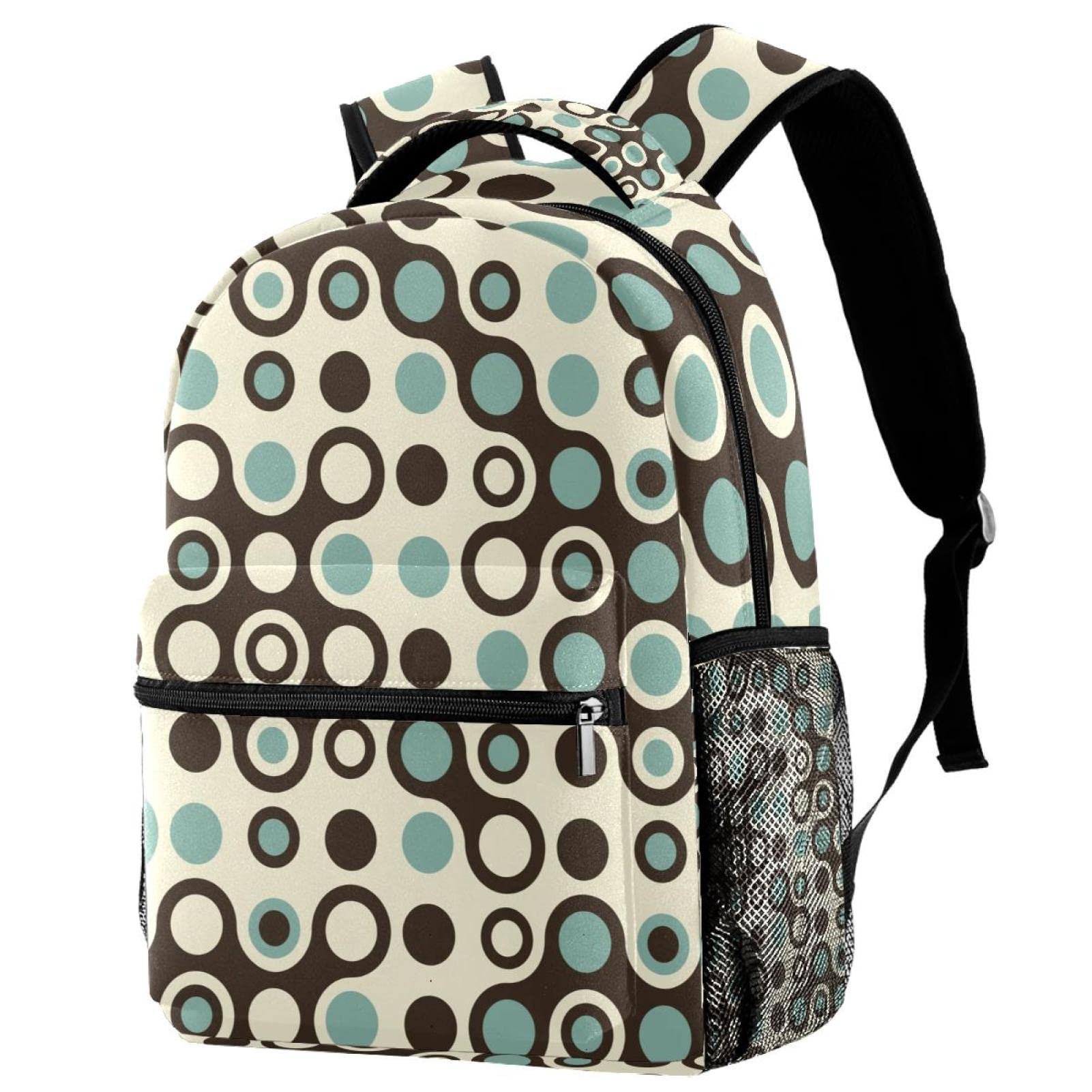 Sac à dos rétro bleu gris avec porte-bouteille pour ne plus manquer d'espace - 7