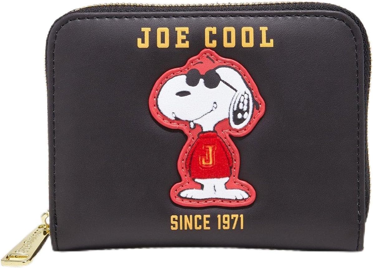 Loungefly Peanuts Snoopy Joe Cool Zip Wallet — BoxLunch Exclusive BLACK NONE