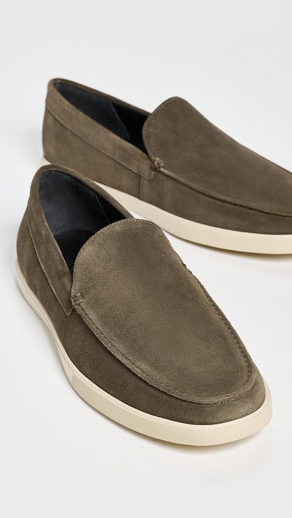 Vince Men's Sonoma Suede Slip On Loafers, Dark Roast, 11.5 Medium US by Vince - Used condition - Image 4