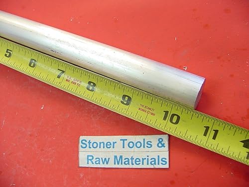 34" ALUMINIO 6061 VARILLA REDONDA 10.5" largo Sólido T6511 .75 Diámetro Torno Barra StockF