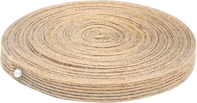 Bealif Burlap Ribbons 10M Jute Ribbon, 10MM Gift Ribbon Vintage Hessian Craft Ribbon for DIY Sewing Project, Gift Wrapping, Crafts, Florist Flower Wedding Christmas Decoration
