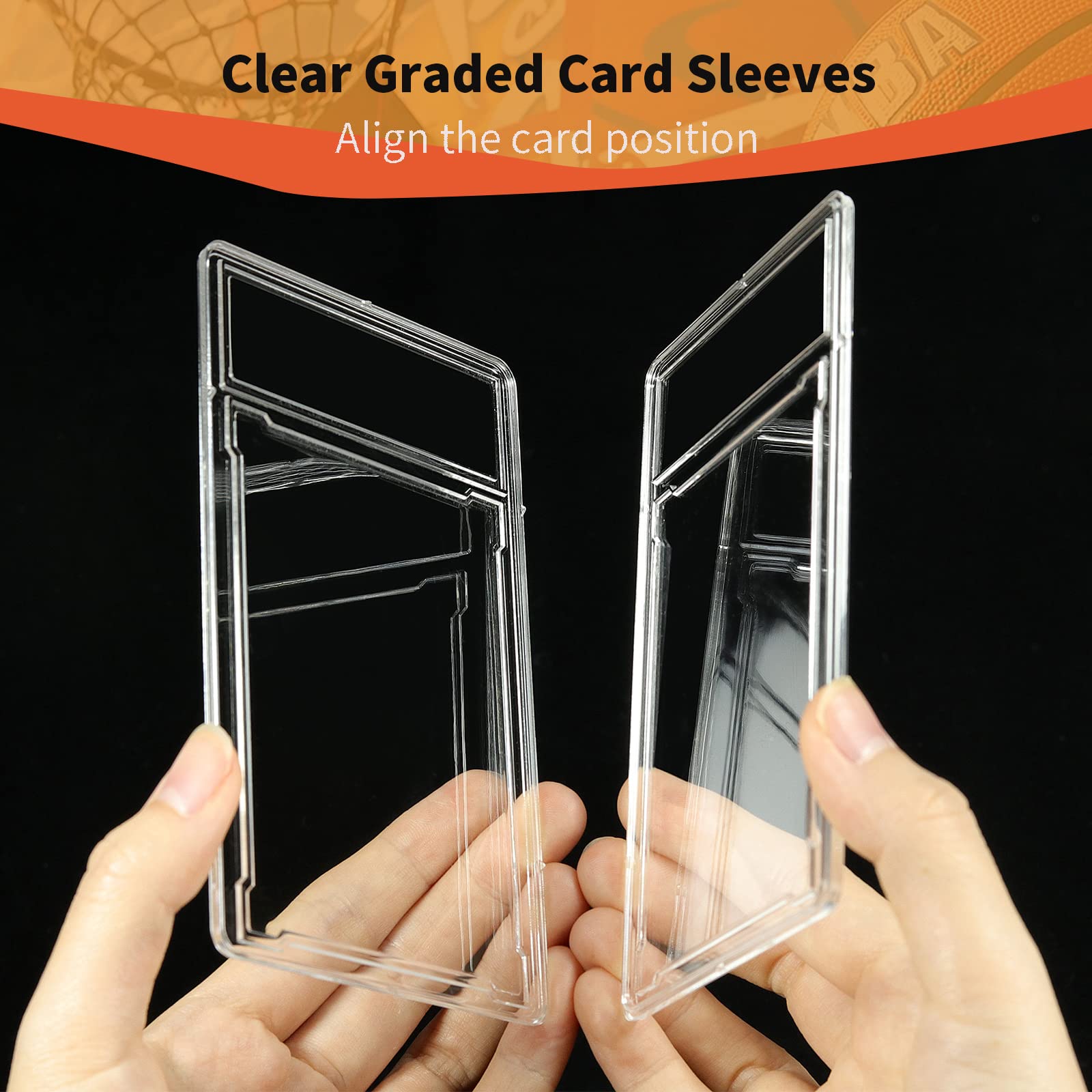 Amazon.com: 6 Pcs Clear Graded Card Sleeves