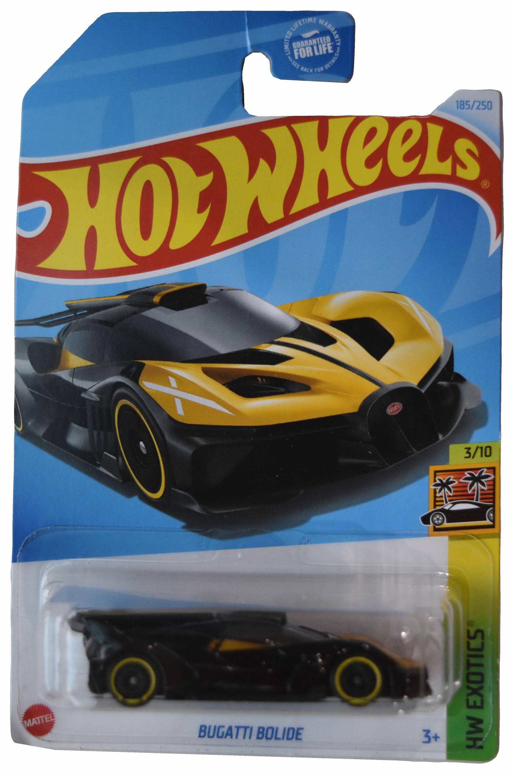 Amazon.com: Hot Wheels Bugatti Bolide, Exotics 3/10 [Black/Yellow