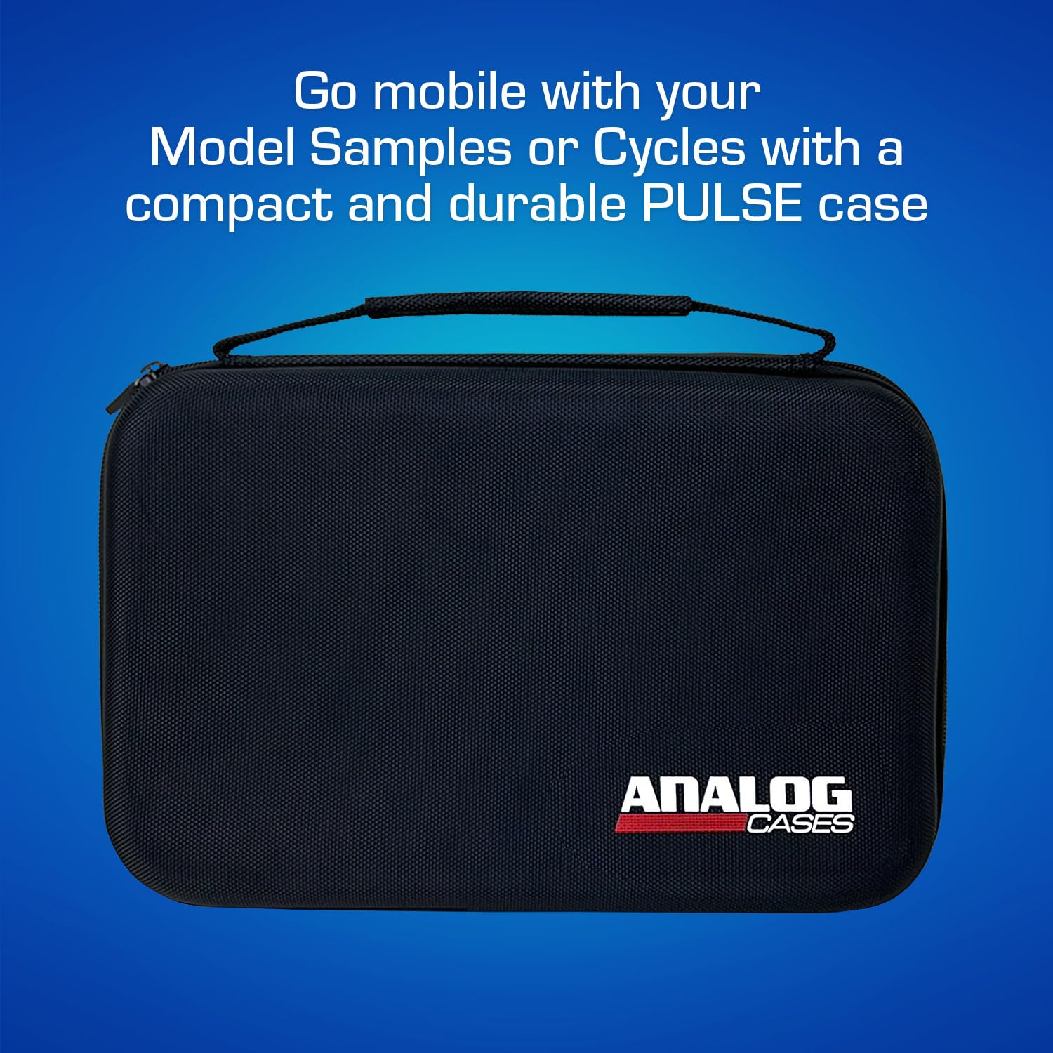 Analog Cases PULSE Case do Elektron Model Samples lub porównywalnej maszyny perkusyjnej (torba transportowa z wytrzymałego, profilowanego tworzywa EVA/nylonu, obszerna i wygodna rączka), czarny