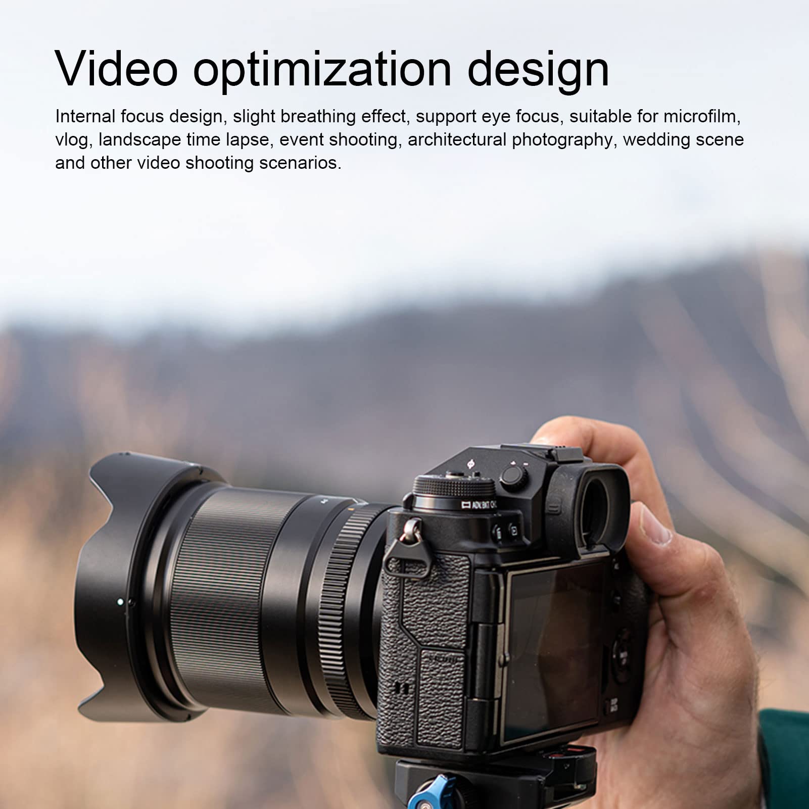 VBESTLIFE Obiettivo a Focale Fissa Ultra Grandangolare da 13 Mm F1.4 per