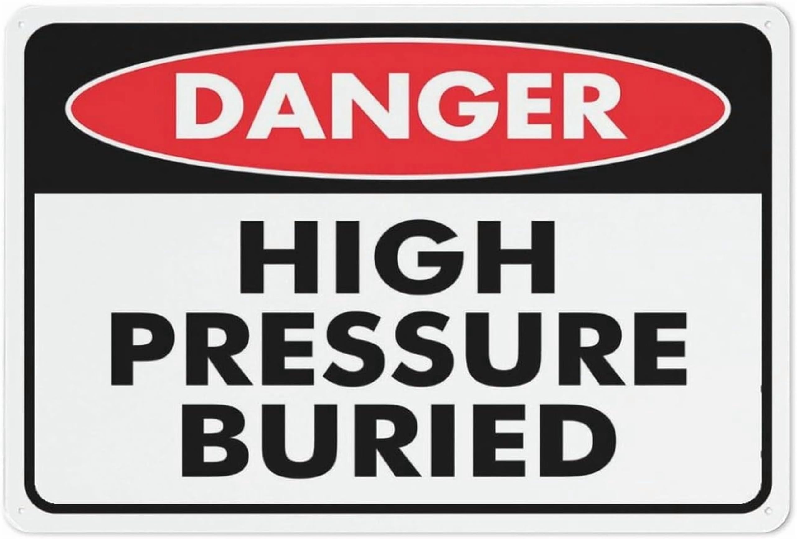 (2-Pack) Metal Tin Sign Danger Hazchem Store Sign 8"X12" Rust Free Signs Outdoor, Sign For Home, Business, Yard