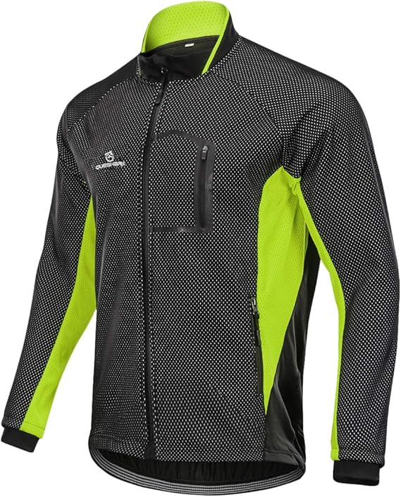 7mesh Rebellion Hi-Vis Fietsjack Donkerblauw/Geel Heren