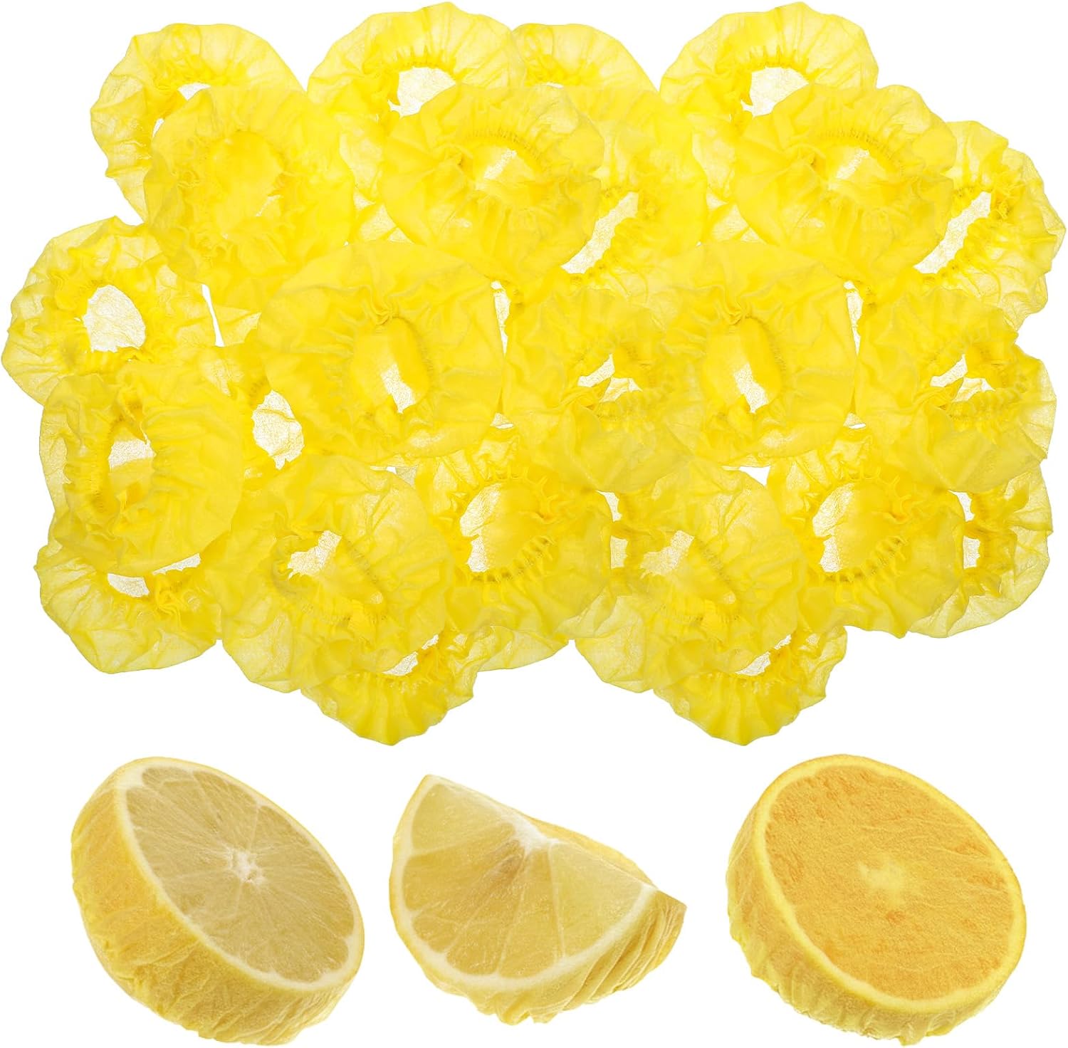 60Pcs Lemon Nets for Squeezing Lemon Wedge Wraps Covers Lemon Net