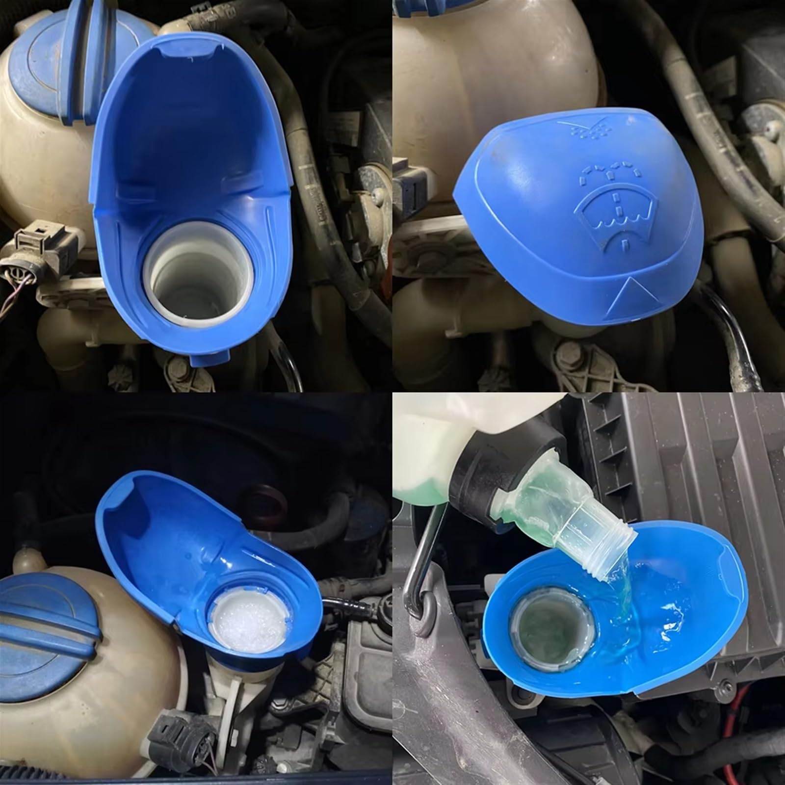 Pokrywa zbiornika płynu do spryskiwaczy do szyb A1 8X, A3 8L 8P, A5 8T, OEM: 6V0955485